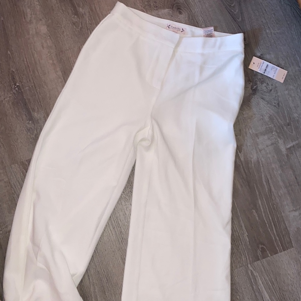 NWT White Linen Pants